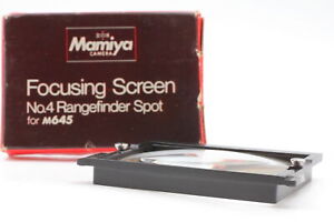 [Near MINT] Mamiya Focusing Screen No.4 Rangefinder spot for M645 from JAPAN