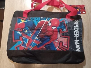 Marvel Spider-Man Duffle Travel Bag /w Straps Bioworld NEW /W Tags Age 3+ - Picture 1 of 5