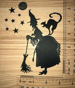 🕷️ HEXENHANDWERK Tim Holtz Cardstock Papier Stanzformen Verzierungen HALLOWEEN - Bild 1 von 11