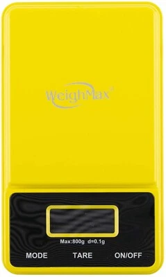 Весы карманные желтые Weighmax NJ-800 800x0,1 г - Изображение 1 из 2