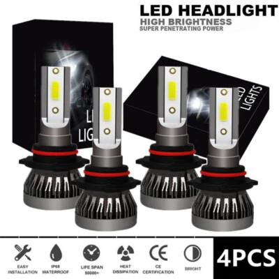 Faros LED blancos para Toyota Camry 2002 2003 2004 2005 2006 4X 6000K Foto 1 de 4