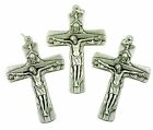 The Father Son and Holy Ghost Trinity Cross Crucifix Pendant, Lot of 3, 2 Inch