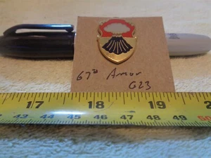 67th Armor G23 Unit Crest, DI, DUI (DRAW#89) - Picture 1 of 1