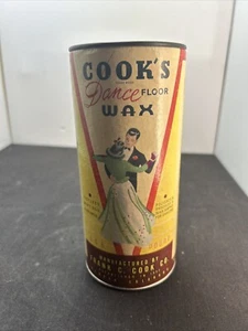 30’s-40’s Cooks Dance Floor Wax Frank C. Cook EST. 1902 Denver, CO 1lb ungeöffnet - Bild 1 von 10