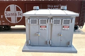 RTR Painted -Electrical Control Cabinet O Scale 1:48 Custom Designed & Built - Picture 1 of 11