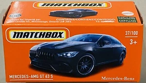 Matchbox Mercedes-Benz GT 63 S Black 2021 New Release (box Pack) - Bild 1 von 1