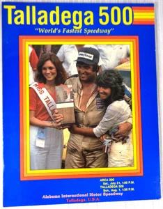 1982 NASCAR Talladega 500 Race Program Alabama Vintage VG! - Picture 1 of 4