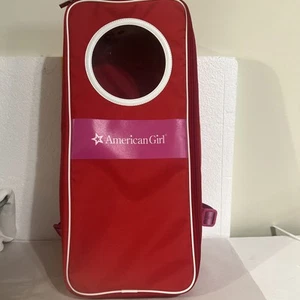 Estuche de Transporte para Muñeca American Girl Mochila Porta Muñecas con Correas Rosa Usado en Excelente Condición - Imagen 1 de 7