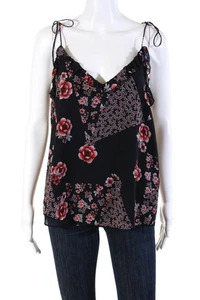 The Fifth Label Womens Navy Patchwork East Top Blue Floral Size Small 11030389 - Picture 1 of 6