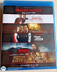 GERARD BUTLER COLLECTION BLU RAY:ANGEL FALLEN HUNTER KILLER VANISHING GODS EGYPT - Foto 1 di 2