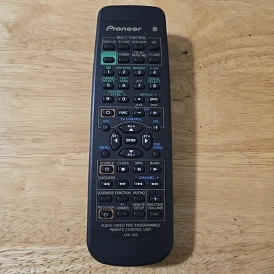 AXD7246 Pioneer AV Receiver Remote Control for VSX-D511 VSX-D209 VSX-D3S - Image 1 of 4