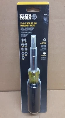 Klein Tools 32527 11-in-1 Screwdriver / Nut Driver with Schrader Bit - Image 1 of 4