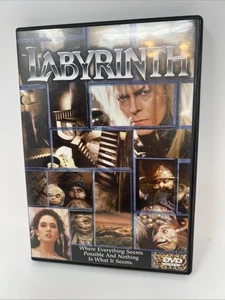 Labyrinth (DVD, 1986) David Bowie Jennifer Connelly Jim Henson George Lucas New! - Imagen 1 de 3