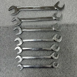 Snap On Tools Four-Way Angle Head Open-End Wrench Set Metric 10mm-17mm VSM - Picture 1 of 14