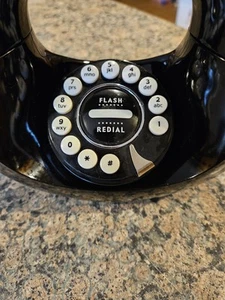 Polyconcept Donut Handbag Phone Black Push Button Dial Vintage Retro - Picture 1 of 5