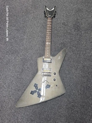 Dean Bret Michaels Signature Z White Explorer 6 String Electric Guitar  - Image 1 of 4