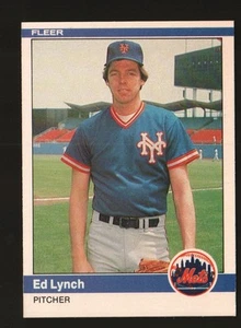 1984 Fleer Baseball #591 - Ed Lynch - New York Mets  84-1129 - Picture 1 of 2