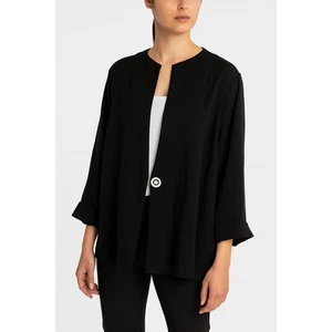 Lulu B. XL Black 3/4 Sleeve One Button Jacket  - Picture 1 of 9