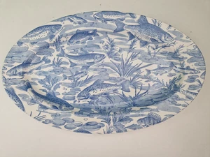 BURGESS AND LEIGH DOVEDALE  16" oval fish platter - Picture 1 of 7