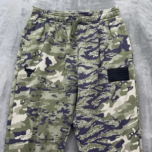 Under Armour jogger Men's large Project Rock Camo Fleece Veterans Day troops gym - Picture 1 of 18