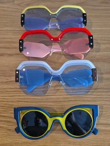 4 x Festival sunglasses - Unisex styles - Picture 1 of 6