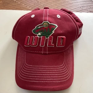 Cappello Minnesota Wild Strap Back NHL Hockey Old Time Sport Taglia Unica - Foto 1 di 6