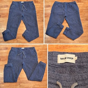 Taylor Stitch Waffelstrick Jogginghose Hose Sweatpants Herren Gr. Large 34" Taille - Bild 1 von 11
