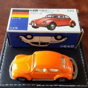 Tomica Volkswagen 1200LSE Foreign Car Series F20 Blue Box Japan New - Picture 1 of 8