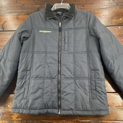 Zeroxposur Charcoal Jacket Youth Size XL 18-20 Front Zip Pockets Polyester - Image 1 of 4