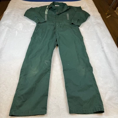 Vintage Unitog Union Made Green Workwear Coveralls Jumpsuit Men Large - Image 1 of 4