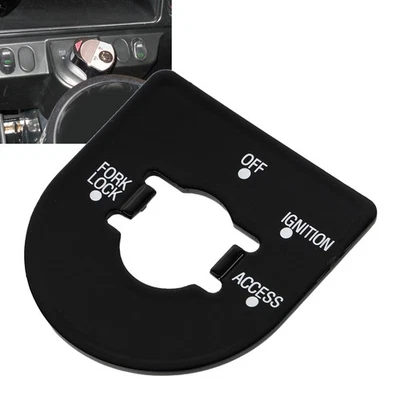 Panel de interruptor de encendido delantero negro brillante para Harley Street Glide 2006-2013 Foto 1 de 4