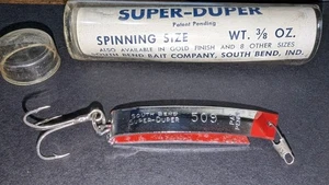 South Bend Super Duper 509CH Chrom 3/8 Unzen Pre-Luhr Jensen Tube und Papiereinsatz - Bild 1 von 3