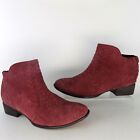 Seychelles Reunited Women's Ankle Booties Size 7.5 M, Burgundy Leather, New 2733