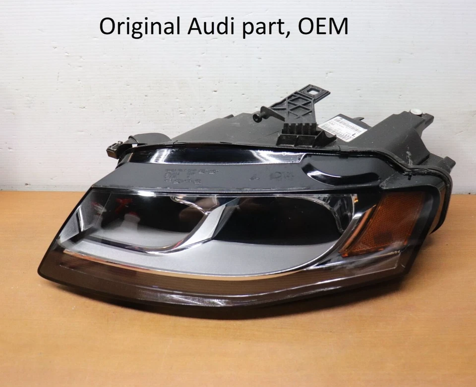 2009 2010 2011 2012 AUDI A4 S4 HALOGEN HEADLIGHT LEFT LH Oem LE07E6163 - Image 1 of 4