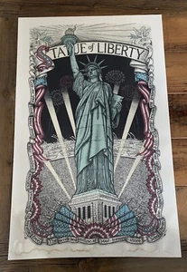 James Grashow 1986 Statue of Liberty Rare Print Poster Litho Centennial 1886 - Picture 1 of 10