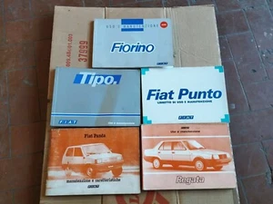 Fiat Marea,Punto, Panda,Tipo,Regata,Fiorino 5x MANUALE LIBRETTO USO E MANUTENZ. - Foto 1 di 1