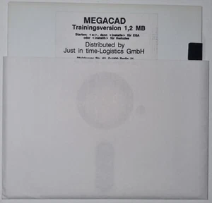 Mega CAD Trainingsversion – Just in Time Logistics – 2× 5,25" Disketten – selten - Bild 1 von 2