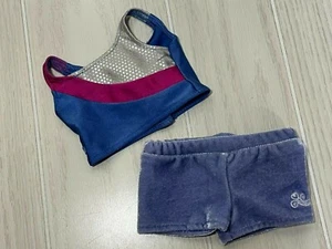 American Girl 18" bambola camicia e pantaloncini da 2 in 1 ginnastica allenamento outfit - Foto 1 di 5