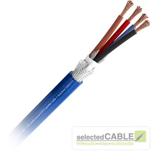 SOMMER CABLE SC QUADRA BLUE 4 x 4,0mm² OFC Class 6 Lautsprecherkabel High End - Picture 1 of 5