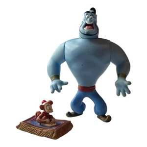 Figura de acción Mattel Vintage Disney Aladdin Genie Abu Carpet 1995 - Imagen 1 de 3