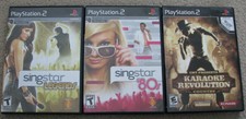 Sony Playstation 2 Game Lot - KARAOKE Singstar Country CMT Legends 80s  PS2