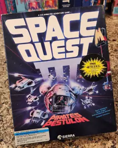 Space Quest III-The Pirates of Pestulon (1989) IBM-PC 3.5"&5.25" Sierra Untested - Picture 1 of 9