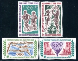 AFARS et ISSAS 1972 Yvert PA 72-75 ** NUEVO IMPECABLE CONJUNTO OLIMPIADAS (05047 - Imagen 1 de 2