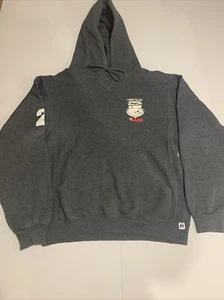 RUSSELL ATHLETIC Comox Valley Blaze Grey Hoodie Sweater Jumper Size Small Y2K - Picture 1 of 7