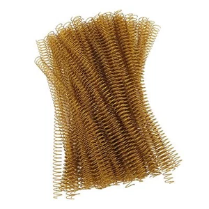 100PCS Bobine di rilegatura a spirale 48 anelli passo 4:1 doppio filo spine di rilegatura - Foto 1 di 9