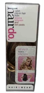 Hair Do Jessica Simpson 18” Clip-in Wavy Extensions #R29S Glazed Strawberry NEW - Picture 1 of 11