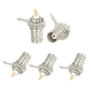100x BNC Female Front Mount Solder Bulkhead RF Connector for Monitor Equipment - Picture 1 of 10