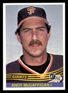 Andy McGaffigan 1984 Donruss  Card #309 San Francisco Giants