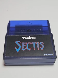 Vectrex Sectis by FURY in a Blue Translucent Cart Game Cartridge - Imagen 1 de 11