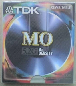TDK REWRITABLE 5.25" 5.2Gb 8 X Density 2048b/s MAGNETO-OPTICAL DISK - NOS a - Bild 1 von 1